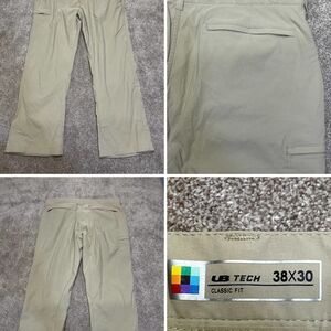 Ub Tech Classic fit cargo pants mens sz 38x30 beige Khakis outdoor hiking pants